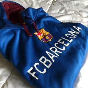 FC Barcelona Pullover Hoodie Official Merchandise